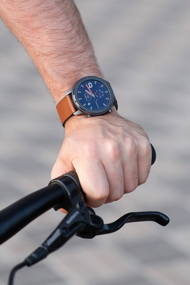 Огляд Amazfit GTR і спортивний тест смарт-годинника 16 Amazfit GTR и велосипед