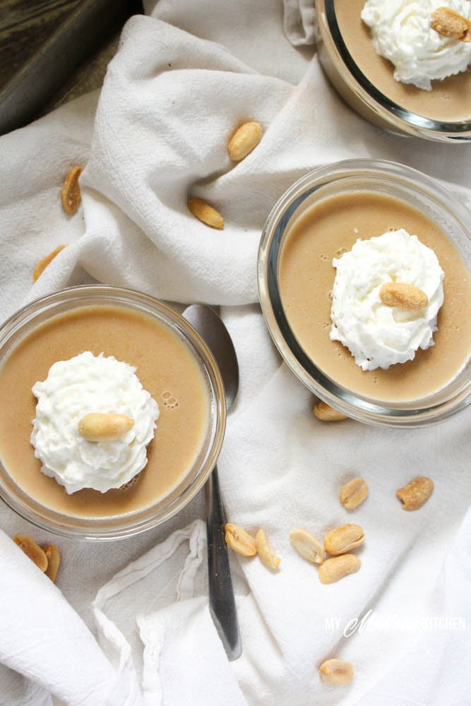 5 Ingredient Peanut Butter Pudding (THMS, Low Carb, Sugar Free) My