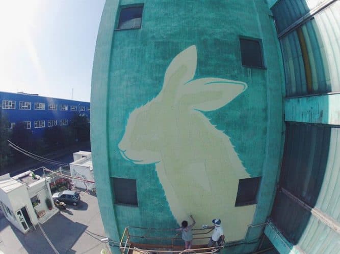 Fun Murals by Reskate Contain Hidden Glow-In-The-Dark Surprises @This Is Colossal 1 Fun Murals by Reskate