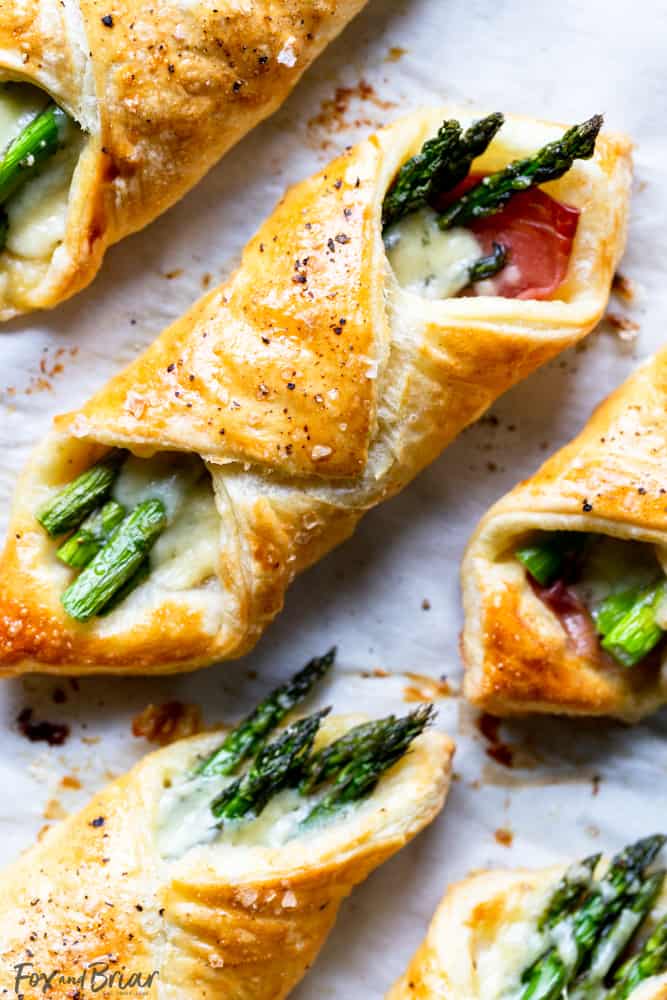 Prosciutto Asparagus Puff Pastry