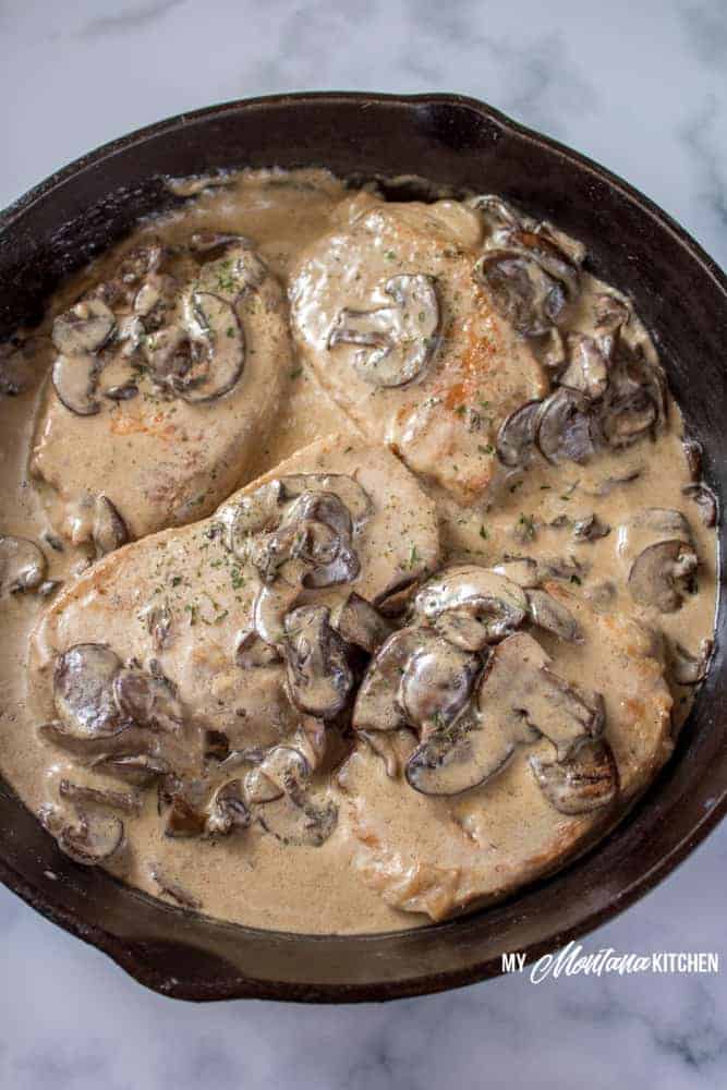 Pork Chop With Mushroom Cream Sauce My Montana Kitchen