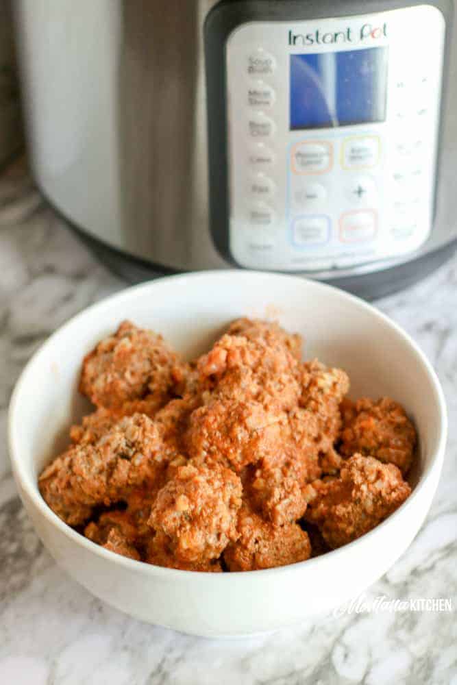 Instant Pot Low Carb Porcupine Meatballs