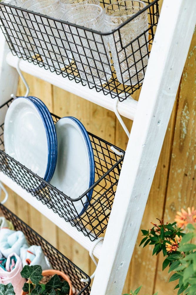 How To Use A Blanket Ladder Outdoors Love Renovations