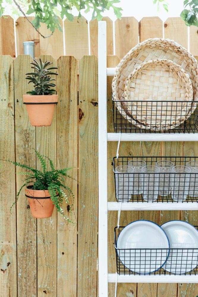 How To Use A Blanket Ladder Outdoors Love Renovations