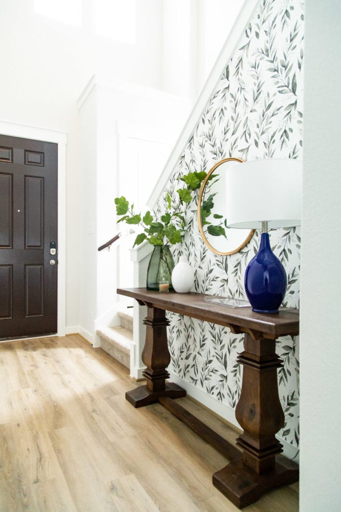 entryway makeover