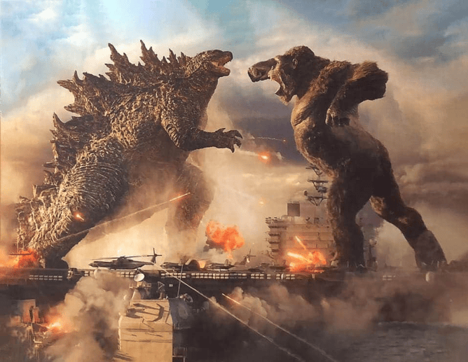 Godzilla vs. Kong - imagem de divulgação de nova linha de brinquedos