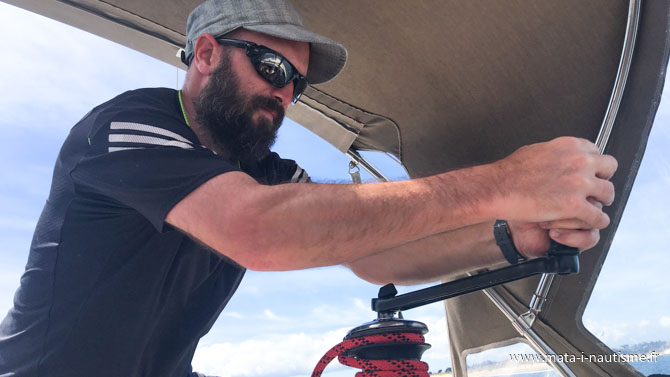 Étarquer la Grand Voile