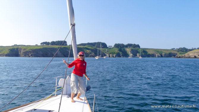 Arrivée à Belle Ile