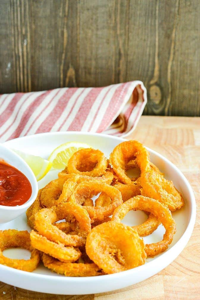 Baked Onion Rings Healthier Steps