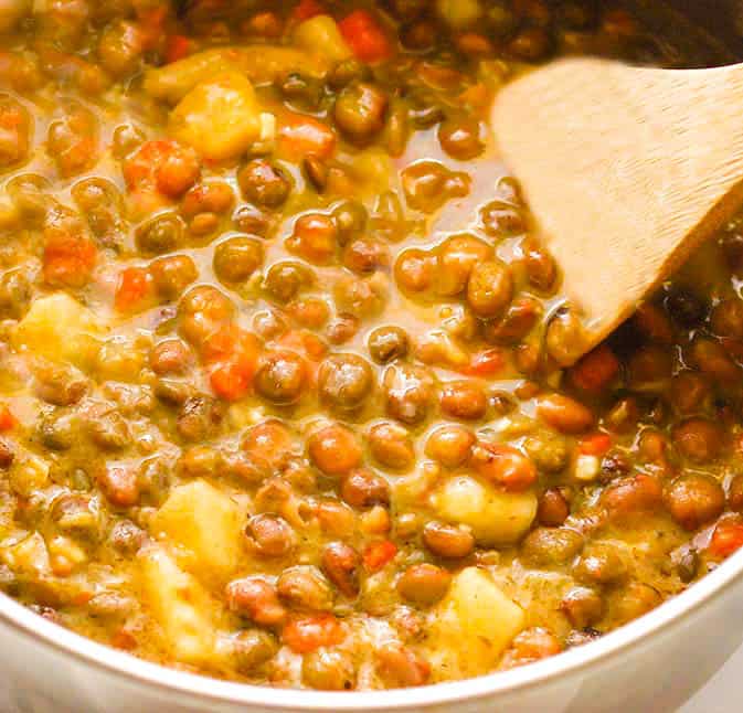 Jamaican Gungo Peas Soup Healthier Steps Split pea soup is something yummy hubby has mentioned loving when he was growing up and a dinner i've been meaning to make for a long while now. jamaican gungo peas soup