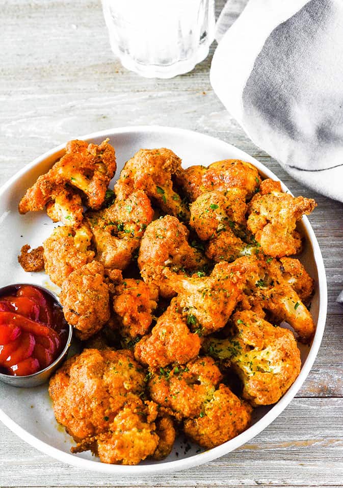 Cauliflower Nuggets Vegan Gluten Free Healthier Steps Cauliflower is practically used for everything as a part of low carb cooking, and why not? cauliflower nuggets vegan gluten free
