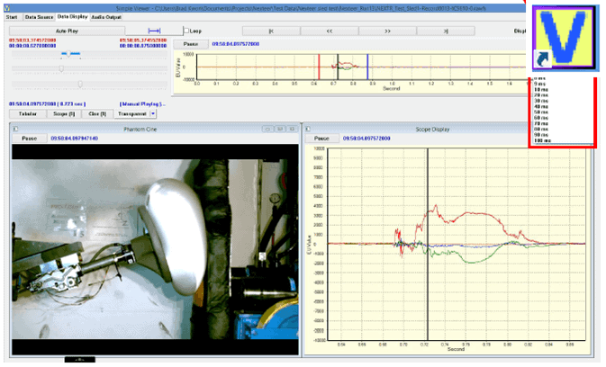 DaqScribe DaqHunter Software Suite - Simple Viewer