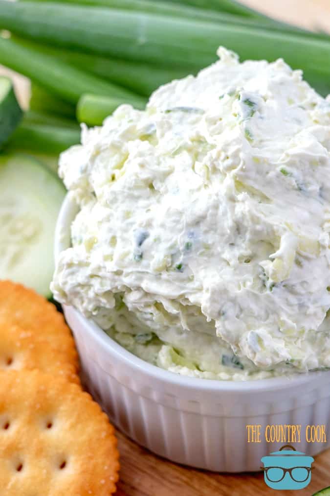 Cucumber Cream Cheese Spread The Country Cook