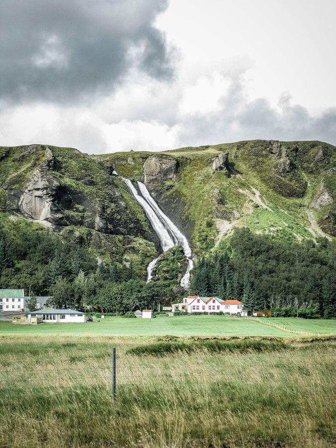 Systrafoss Iceland. 18 Iceland waterfalls that need to be seen to be believed. Photography hotspots, beautiful landscapes - don't miss them on your next trip. Complete with a map! #landscapes #photography #europe