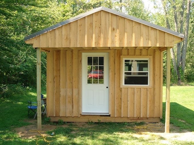 Log Hunting Cabin