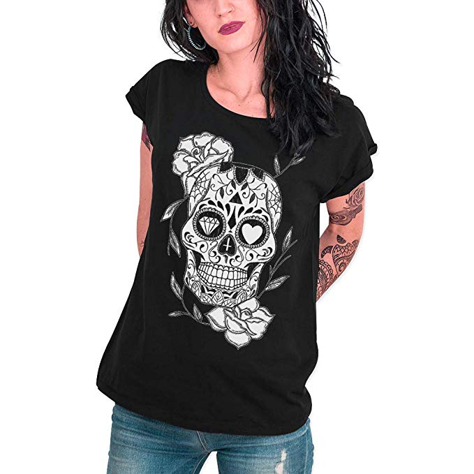 camiseta calavera mexicana primark