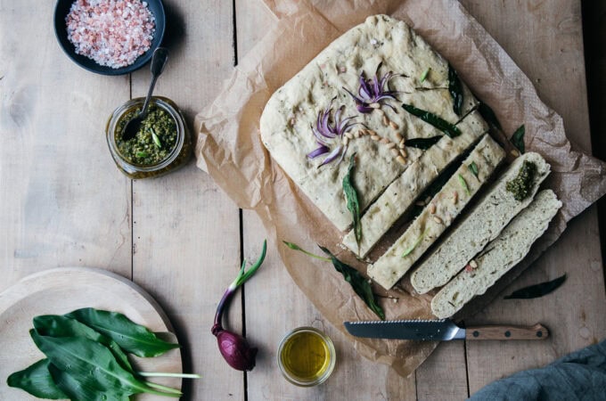 Focaccia Bärlauch