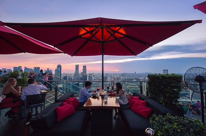 SkyBar, Ce La Vie, rooftop bars