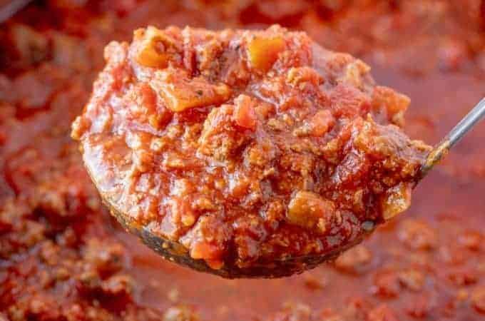 Super Simple Beefy Spaghetti Sauce