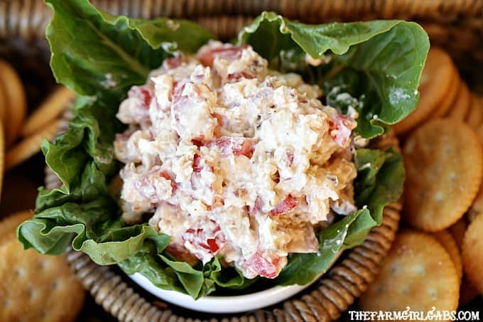 Kick off your game day party with this easy Game Day BLT Dip.