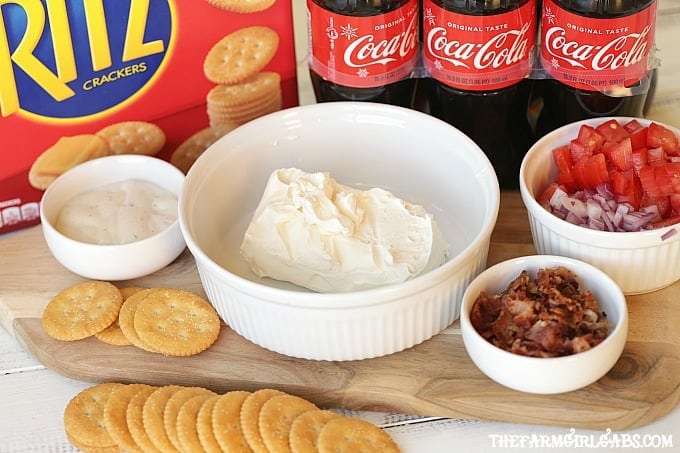 Kick off your game day party with this easy Game Day BLT Dip.