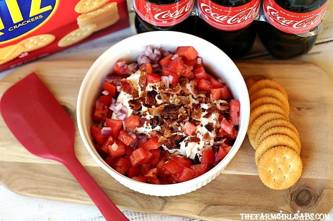 Kick off your game day party with this easy Game Day BLT Dip.