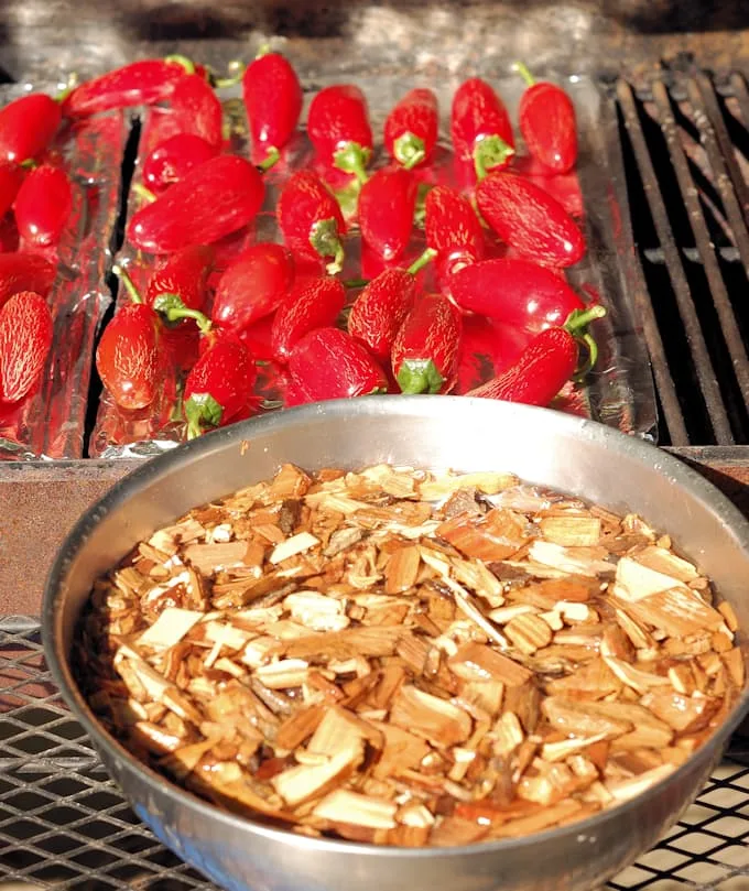 diy chipotle peppers 1a grill setup for making chipotle peppers