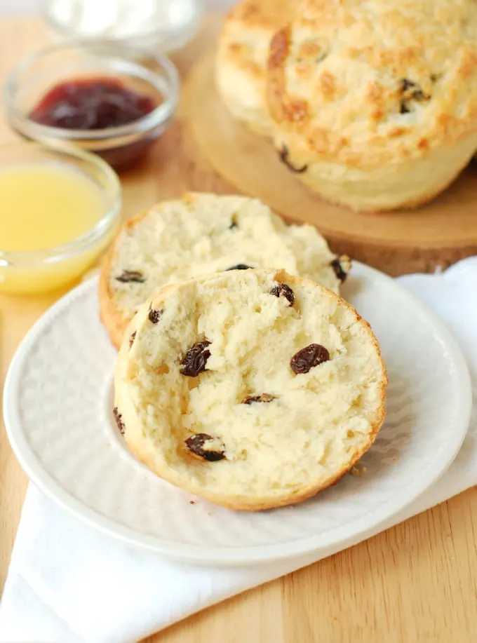 Raisin Scones English Scones Baking Sense