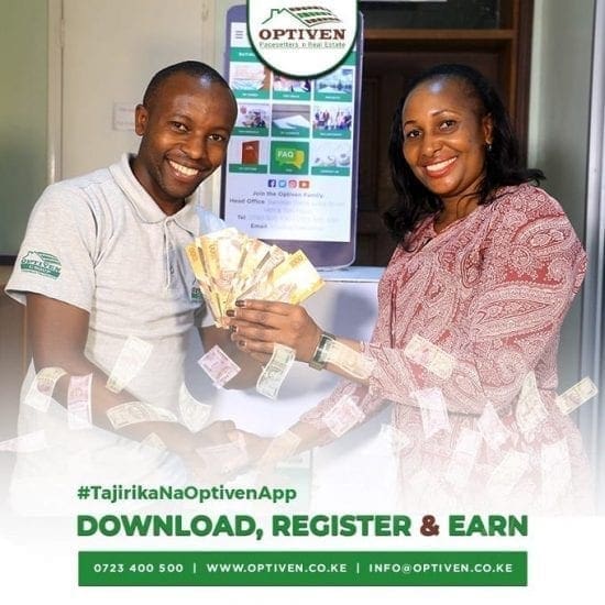 Anne Muange earns ksh 20,000 in commissions with Optiven App