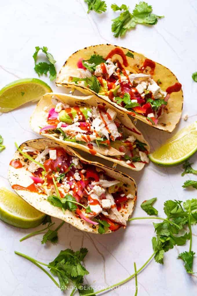 easy chicken tacos