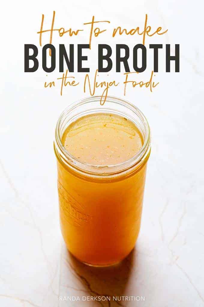 how to make bone broth in the ninja foodi