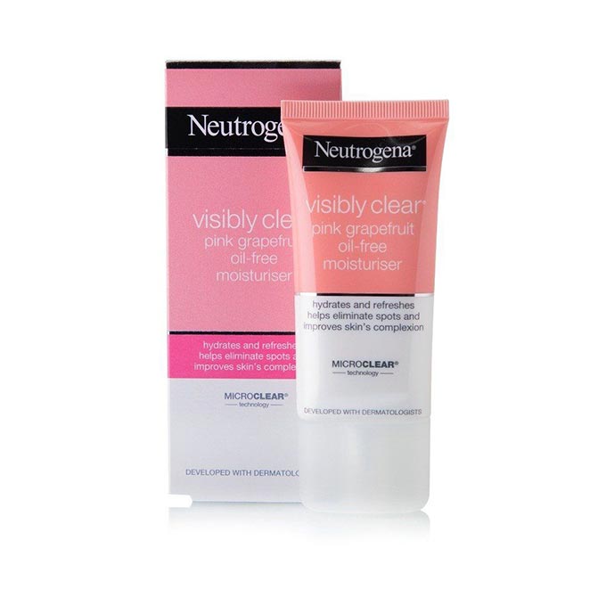 3x-Neutrogena-Visibly-Clear-Pink-Grapefruit-Oil--Moisturiser-50ml