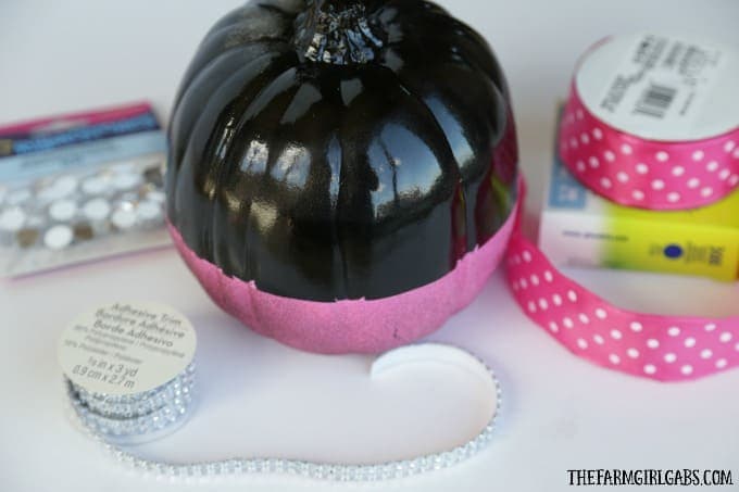 Diy Minnie Mouse Pumpkin The Farm Girl Gabs