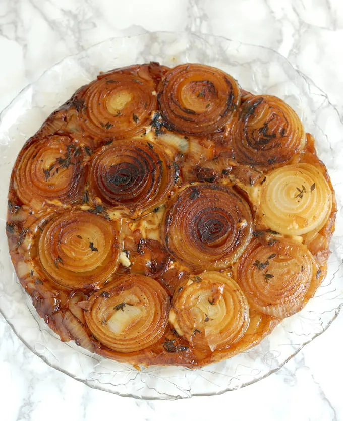French Onion Tarte Tatin Baking Sense