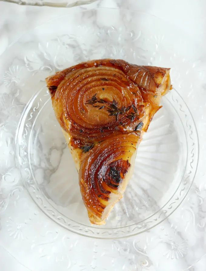 French Onion Tarte Tatin Baking Sense