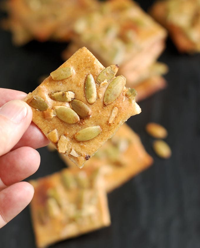 Pumpkin Seed Crackers Baking Sense