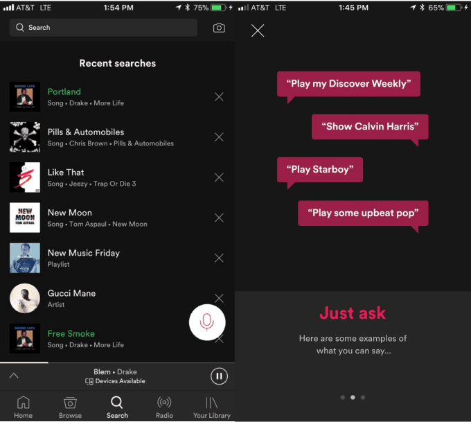 Spotify testet eigenen Sprachassistenten und Smart-Speaker? 2 Spotify Voice Control