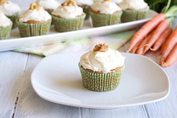 Whole Wheat Carrot Cupcakes