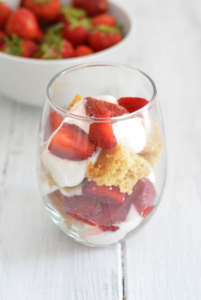 Strawberry Shortcake Parfait