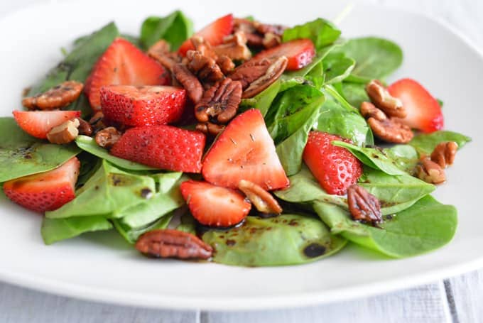 Strawberry Spinach Salad