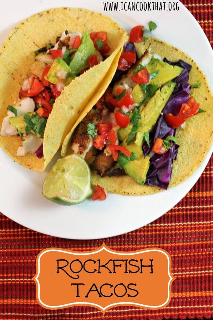 Rockfish (Striped Bass) Tacos Recipe | I Can Cook That