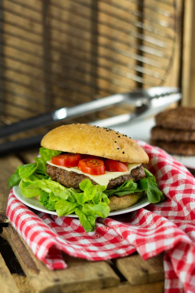 No Knead Brioche Buns - Snychronbacken 6 burger buns