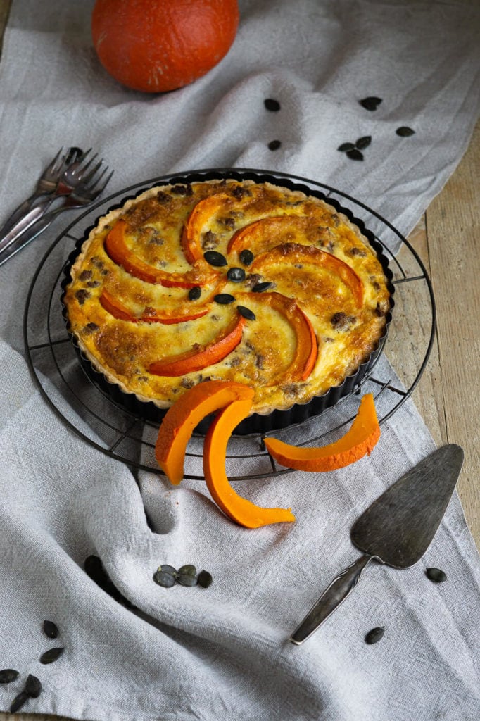 Kürbis Quiche - lets cook together 3 Kürbis Quiche