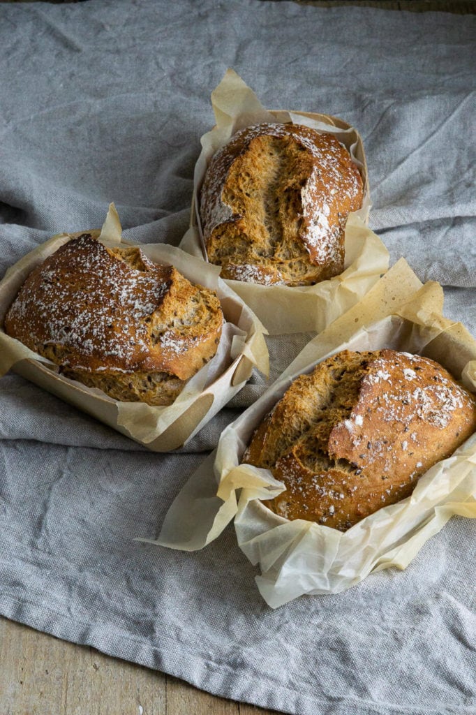 No Knead Bread - Brot ohne Kneten 3 Brot ohne Kneten