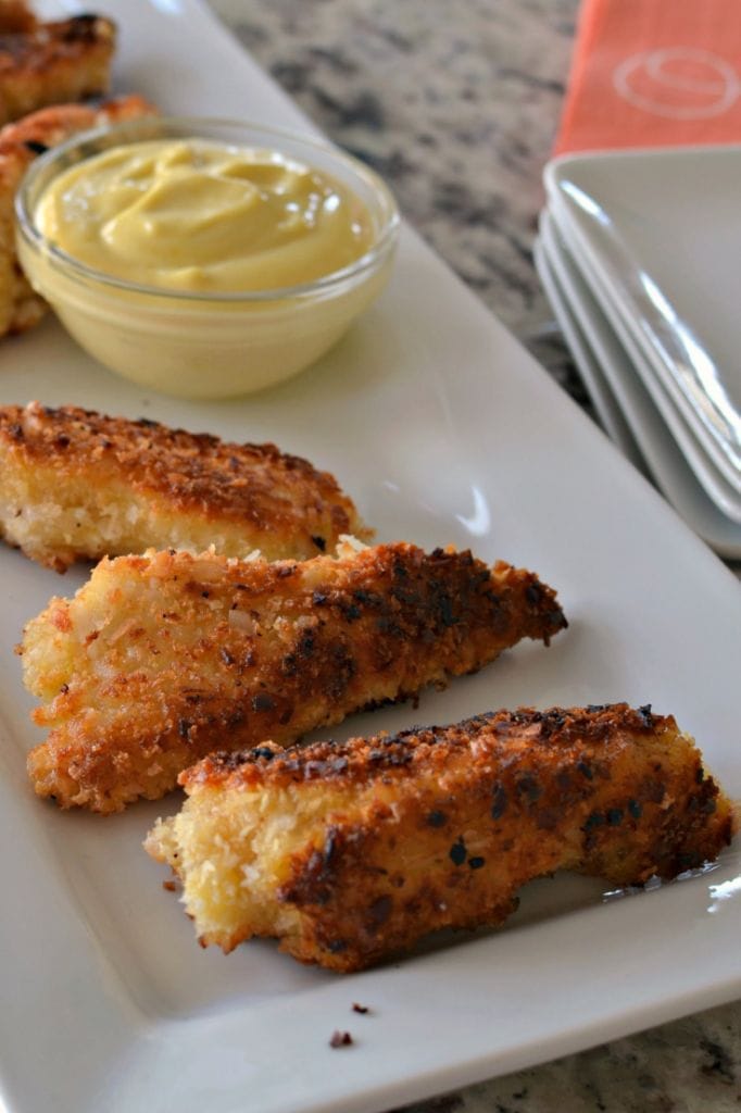 Coconut Chicken with Honey Mustard Dipping Sauce