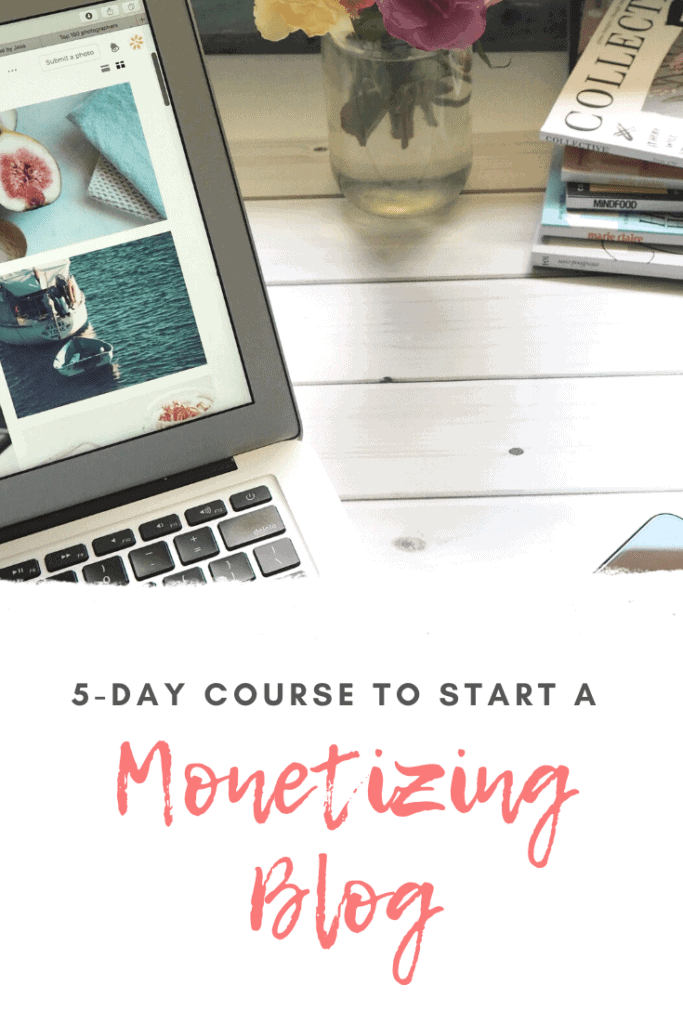 Free Email Course to starting a blog