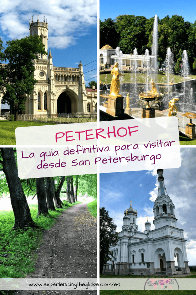 En esta, la guía definitiva sobre Peterhof, encontrarás todo lo que necesitas para optimizar tu visita a los principales parques, palacios y a los imperdibles de Peterhof, incluyendo rutas sugeridas, cómo escapar de las multitudes, qué lugares visitar, y cómo visitar Peterhof desde San Petersburgo de forma independiente – Experiencing the Globe