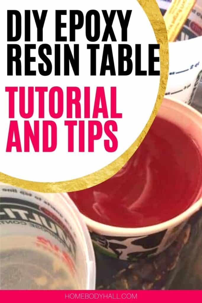 DIY Epoxy Resin Table Tutorial and Tips