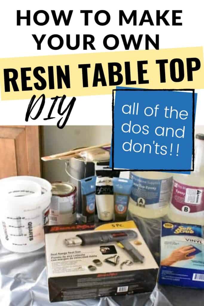 How to make your own Resin Table Top