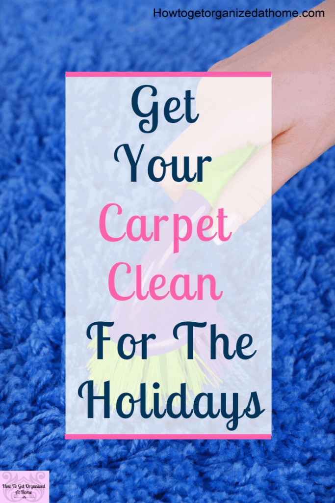Does your carpet smell musty and you can't afford to replace it? Learn how to get it clean and smelling great before the guests start arriving for the holidays. Get your carpet deep cleaned and smelling great with these tips and ideas you will love. #carpetcleaning #sp #cleaning
